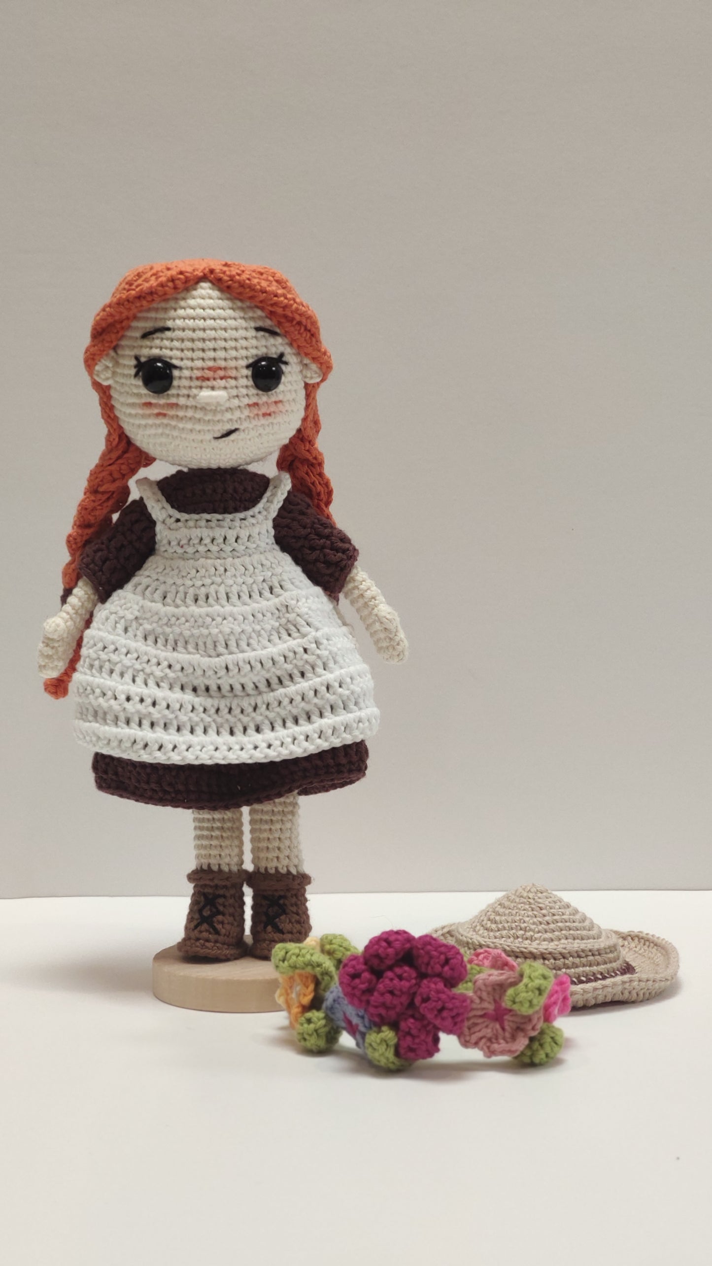 Anne and Diana Crochet Doll Set