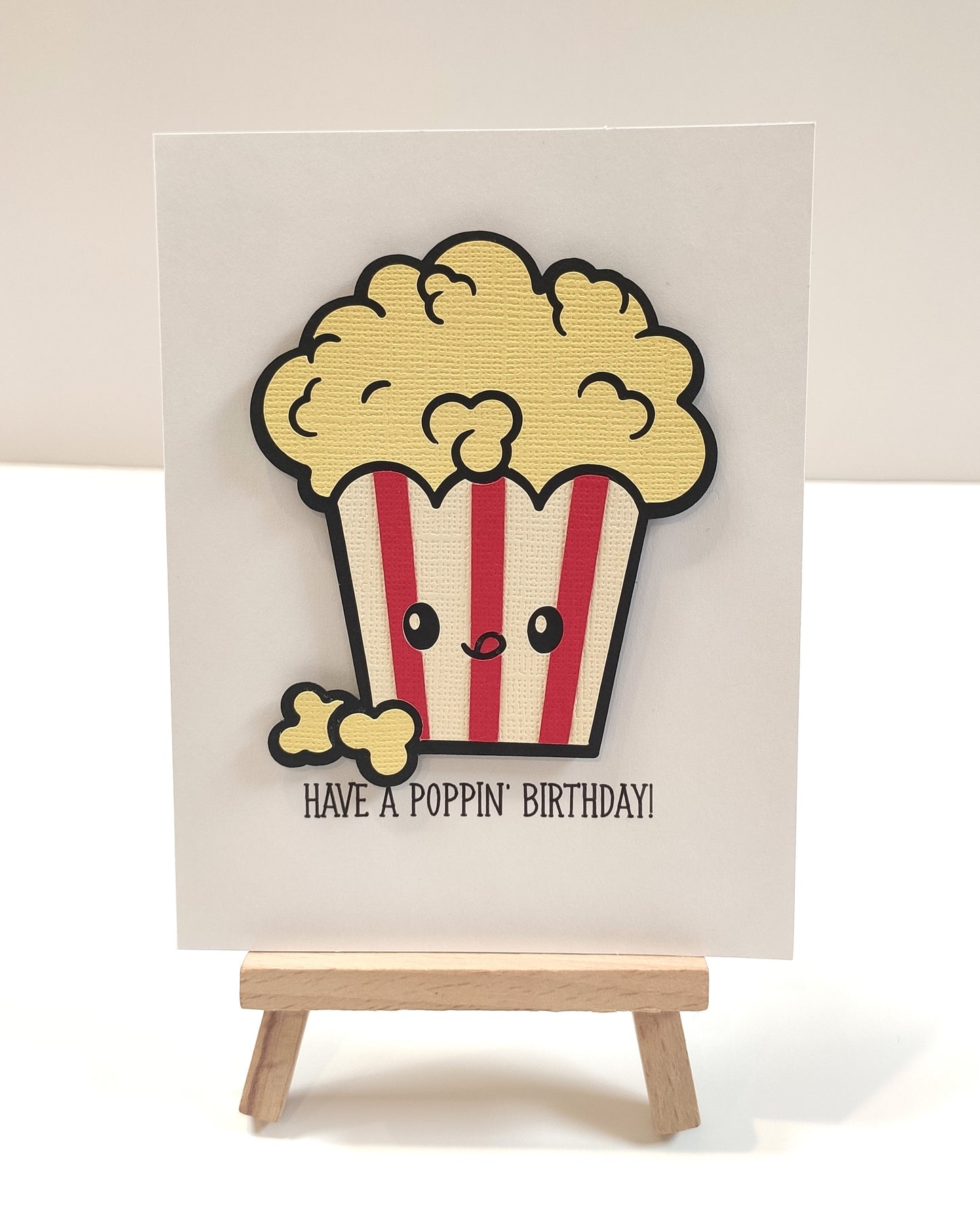 Popcorn Birthday Card